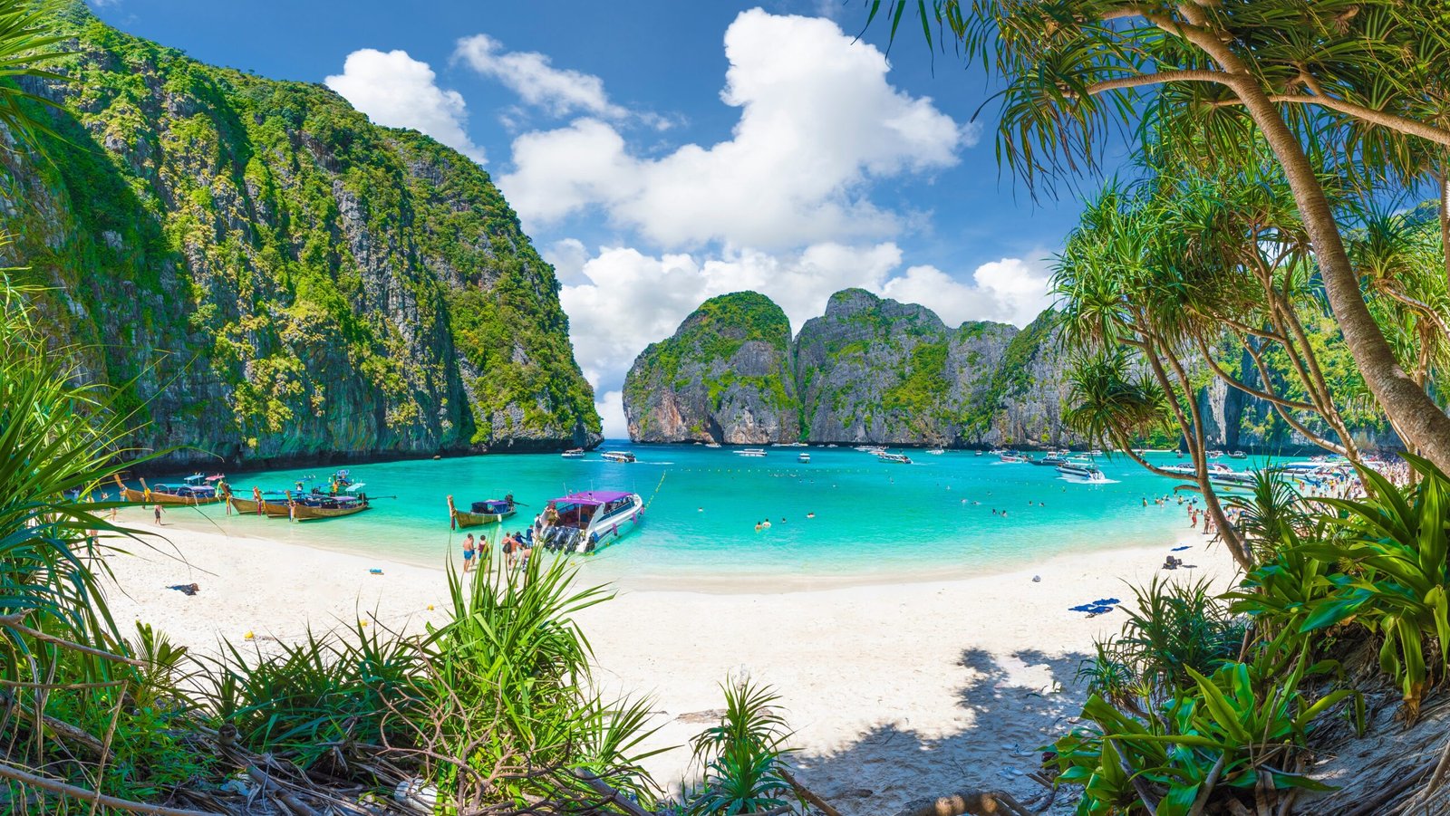 Maya Bay in Phi Phi Islands, Thailand