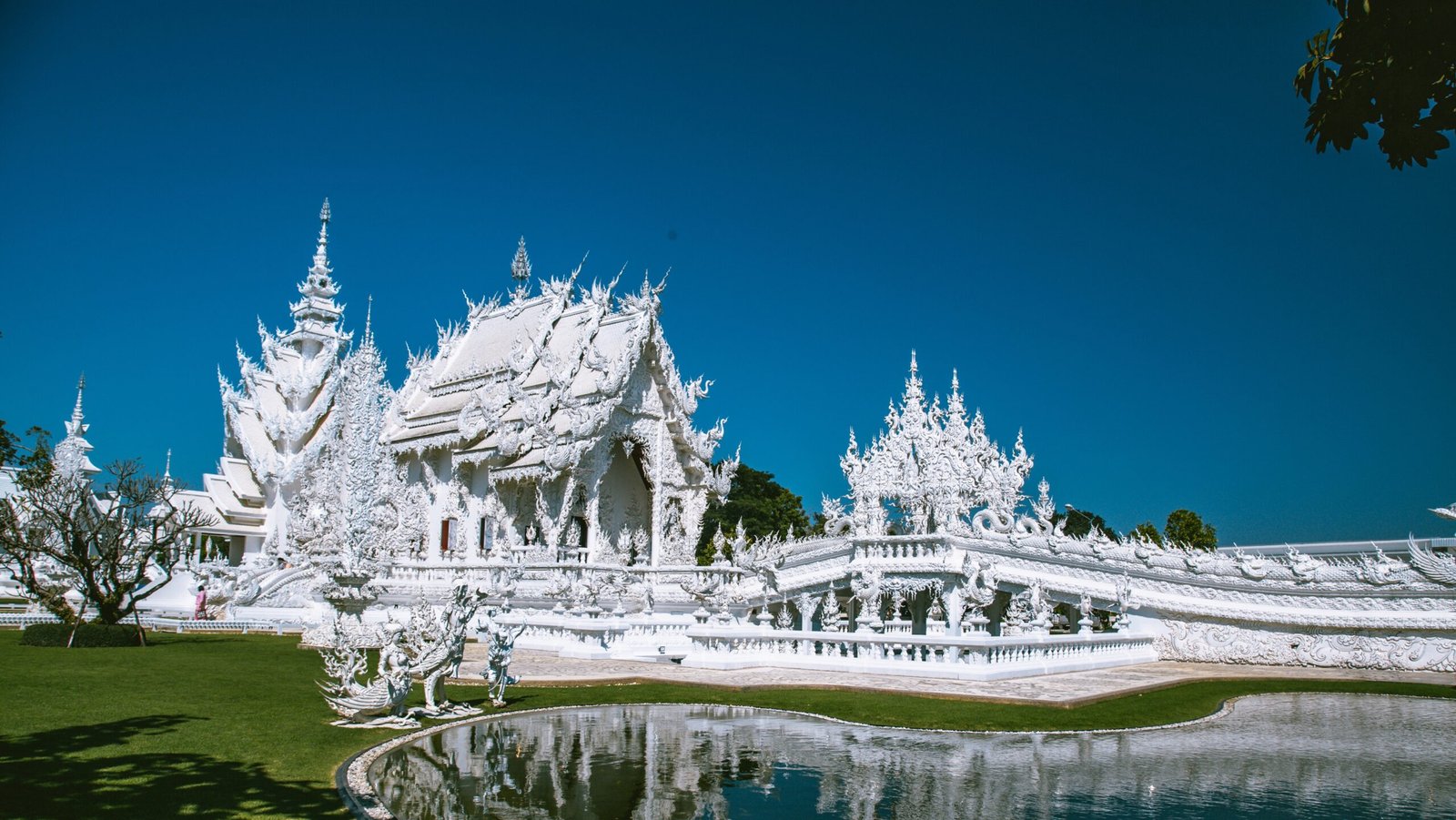 Wat Rong Khun, the White Temple in Chiang Mai, Thailand