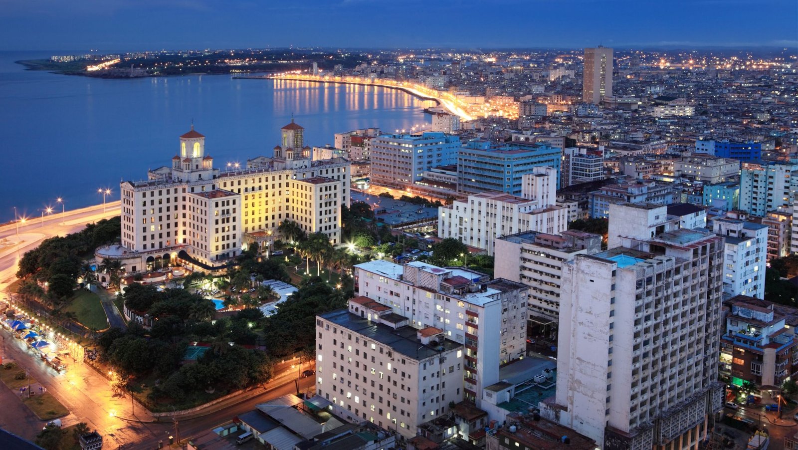 Havana city aerial view